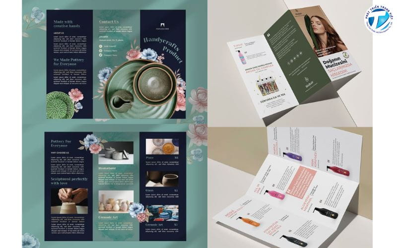 Tham khảo thêm một số mẫu thiết kế brochure ngành Làm đẹp